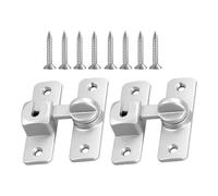 Installation facile - Porte en alliage d'aluminium robuste sans boucles de vol portable pour les propriétés locatives et les portes de protection d'hôtellerie