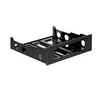 DeLock Cadre de montage en plastique pour disque dur 8,9 cm (3,5") adaptateur baie 5,25" noir