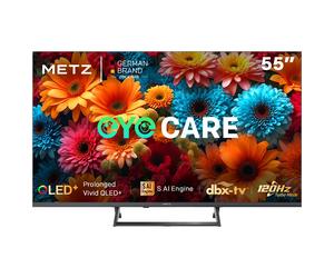 [Installation gratuite]METZ 55MQF7500Z QLED Smart TV, HDR10+, Dolby Vision & Atmos, MEMC, VRR, Faible émission de lumière bleue, Google TV, Googlecast, Tuner DVB-T/T2/C/S/S2 - 55 pouces