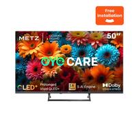 METZ QLED 50MQF7500Z Télévision connecté 50 pouces HDR10+ Dolby Vision & Atmos MEMC VRR avec lumière bleue faible, Google TV, Googlecast et Tuner DVB-T/T2/C/S/S2