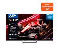 [Installation gratuite]METZ Téléviseur Google QLED de 65 pouces, modèle 65MQE8000Z, 144 Hz, 4K HDR 10+, système audio 2.1.2, Dolby Vision Atmos, mode Jeu, mode Sport avec ALLM, VRR, MEMC, fonction Pro