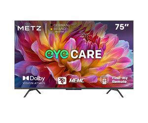 [Installation gratuite]Metz TV Google UHD 75MUF7000Z avec Dolby Vision, HDR10, Dolby Audio, fonction 'Find My Remote', Triple Tuner et CI+ - 75 pouces