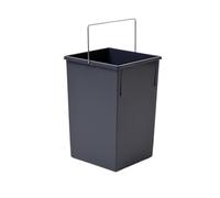 Installation pour poubelle hailo tANDEM double bin grey 820016 15 litre
