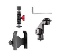 Installation rapide du support pour ordinateur de vélo - Angles de vision réglables - Poids léger - Durabilité - Accessoire de cyclisme en aluminium - Supports de visionnage pour ordinateur de vélo