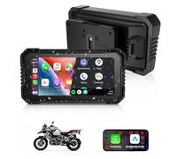 Installation Rapide Écran Carplay pour Motos BMW Écran Tactile 6,25 Pouces | Compatible avec CarPlay et Android Auto Entièrement étanche, Navigation GPS, Double Bluetooth, Plug-and-Play