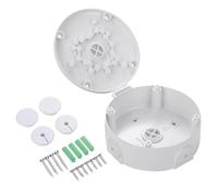 Installation rapide, support de plafond pour caméras dôme, boîtier de câble secret, construction ABS, support de plafond en ABS pour caméras de surveillance