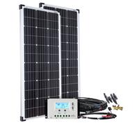 Installation solaire 200 watts - Basic XL 200 W / 12 V abri de jardin jardin ...