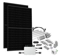 Installation solaire 860 W centrale électrique de balcon bifazial Full...