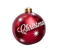 Installations Rapides Ornement de Boule de Noël Gonflable Décoration de fête en PVC Conceptions permettant d ' économiser de l ' Espace pour l ' événement de Festival Boule de Noël Gonflable en PVC