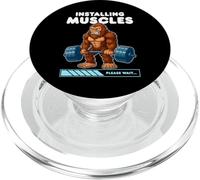 Installer les muscles Bigfoot Gym Haltérophilie Bigfoot Lovers PopSockets PopGrip pour MagSafe