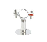 Installez un collier de serrage de tuyau en acier inoxydable 304 avec un diamètre extérieur de 19 à 108 mm et une plaque inférieure(100mm L,Fit 51-57mm OD Tube)