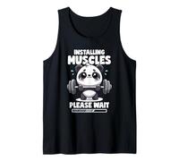 Installing Muscles Please Wait Panda Lifting Gym Citation Panda Débardeur