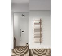 Instamat Cobra Radiateur salle de bain - électrique - 800 watt - 184.1x50cm - tube collection gauche - supports muraux - blanc standard CO180.50LES01