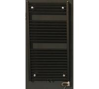 Instamat Robina Sèche-serviette 149x60cm 791watt avec 4 raccordements 1/2" support mural Noir doux RB150.60EB02