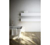 Instamat Serie-T T2H radiateur sèche-serviettes électrique design 150.6x23cm 740watt inclus consoles murales blanc T2H.150ES01