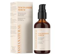 InstaNatural Sérum visage niacinamide 5% - Vitamine B3 Hydratant anti-âge - Réduit l’apparition de l’acné, irruptions, rides, ridules, points noirs, taches de vieillesse & hyperpigmentation - 60 ml