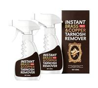 Instant Brass Tarnish Remover Spray, For Brass,Aluminum & Metal Decor (2PCS)