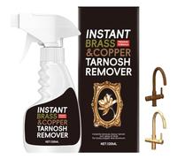 Instant Brass Tarnish Remover Spray, Metal Polish Cleaner，1Pc：120ML