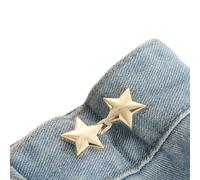 Instant Button Jean Star Pant Pin Pins Adjustable Waist Buckle Tighten Waist Pin No Sew Buttons Pins No Sew