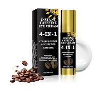 Instant Caffeine Eye Cream, Caffeine Eye Serum for Under Eye Bags, Polypeptide Eye Cream for Anti Aging & Anti Wrinkle, Raffermissante Instantanée pour les Yeux, hydratation en profondeur (30ml, 1pc)
