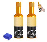 Instant Car Exhaust Handy Cleaner, Catalytic Converter Cleaner, Exhaust Pipe Carbon Removal Cleaners, Three Way Remover Fuel Treatment Engine (2Pcs)