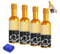 Instant Car Exhaust Handy Cleaner, Catalytic Converter Cleaner, Exhaust Pipe Carbon Removal Cleaners, Three Way Remover Fuel Treatment Engine (4Pcs)