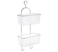 INSTANT D O Etagère de Douche ou Baignoire en métal - 2 Paniers - 30 x 54 cm