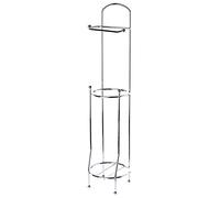 INSTANT D O Toilet Paper Holder en Métal chromé moderne avec réserve à rouleaux de papiers