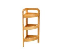 Instant d'O-Etagère d'angle en bambou 3 niveaux 61cm Naturel