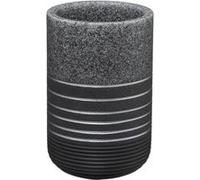 Instant d'O - Gobelet de salle de bain design Silver - Noir - Silver Noir
