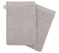 Instant d'O - Lot de 2 Gants de Toilette "Confort" 15x21cm Taupe Marron, Taupe G