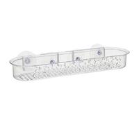 Instant d'O - Panier de Douche Ventouse "Galet" 37cm Transparent