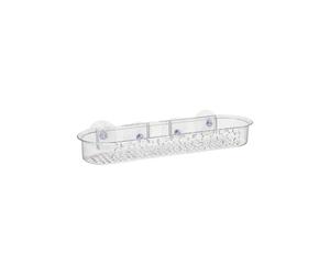 Instant d'O - Panier de Douche Ventouse "Galet" 37cm Transparent