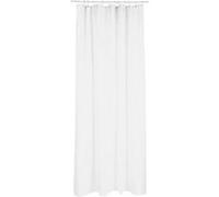 Rideau de douche 180x200 cm, banc coton, 5Five Blanc