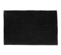 Paris Prix – Tapis de salle de bain Chenille 50 x 80 cm Noir