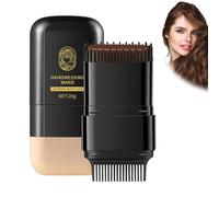 Instant Hair Color Stick 2 en 1, bâton et peigne, outil pour couvrir les cheveux gris, brosse de coloration temporaire, couleur naturelle et imperméable pour (C)