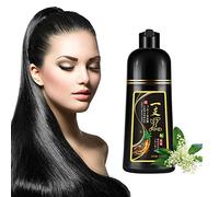 Instant Hair Colouring Shampoo 500ml, Natural Herbal Instant Black Hair Dye Shampoo For White Hair Coloring, 3 in 1 Black Hair Shampoo for Men and Women,Instant Black Hair Dye Shampoo, Black Hair Dye