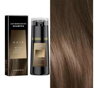 Instant Hair Dye Shampoo, Natural Plant Hair Dye Shampoo, Herbal Coloring Shampoo, Long Lasting Hair Color Shampoo For Women & Men (Light Brown)