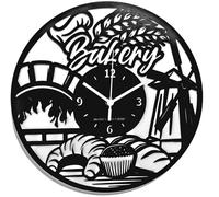 Instant Karma Clocks | Horloge Murale | Boulangerie Pâtisserie | Four Pain Bakery | Idée Cadeau Artisanat