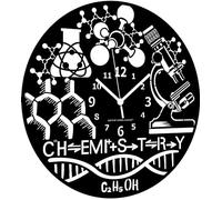 Instant Karma Clocks | Horloge Murale | Chimie | Professeur | Docteur | Spécialiste | Science | Idée Cadeau