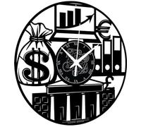 Instant Karma Clocks | Horloge Murale | Comptable | Studio Associé | Professionnel | Comptable | Main | Idée Cadeau