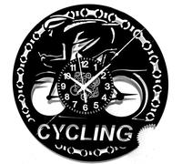 Instant Karma Clocks | Horloge Murale | Cycling | Vélo | Idée Cadeau pour Cyclisme | Motif Cycliste | Idée Cadeau Homme Vélo Sport
