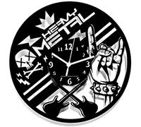 Instant Karma Clocks Horloge Murale de Musicien de Heavy Metal Musique Batterie Guitare Rock Basse