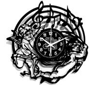 Instant Karma Clocks | Horloge Murale Design Anges Notes Musicales Baroque Art Décoratif Spirituel Romantique | Mouvement à Quartz Silencieux | Idée Cadeau pour Salon, Chambre, Cuisine