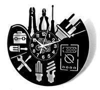 Instant Karma Clocks | Horloge Murale | Électricien | Idée Cadeau | Main | Loisirs | Décoration pour la Maison et Le Laboratoire