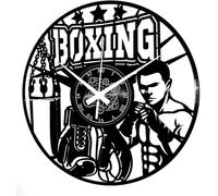 Instant Karma Clocks Horloge Murale en Vinyle Boxe Boxing Lutteur Gym