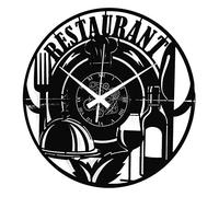 Instant Karma Clocks Horloge Murale en Vinyle Cadeau Fait Main Décorations pour la Maison Home Pizzeria Restaurant Tracteur Cuisine