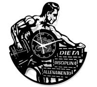 Instant Karma Clocks Horloge Murale en Vinyle Instant Karma Idée Cadeau Vintage Handmade Entraînement Gym Fitness-Gym Gym Gym Gym