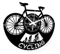 Instant Karma Clocks Horloge Murale en Vinyle Sport Vélo, Bicyclette, Idée Cadeau pour Cycliste