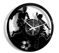 Instant Karma Clocks | Horloge Murale Football Joueurs | Idée Déco Unique pour Fans de Foot | Mouvement Silencieux | Cadeau Parfait